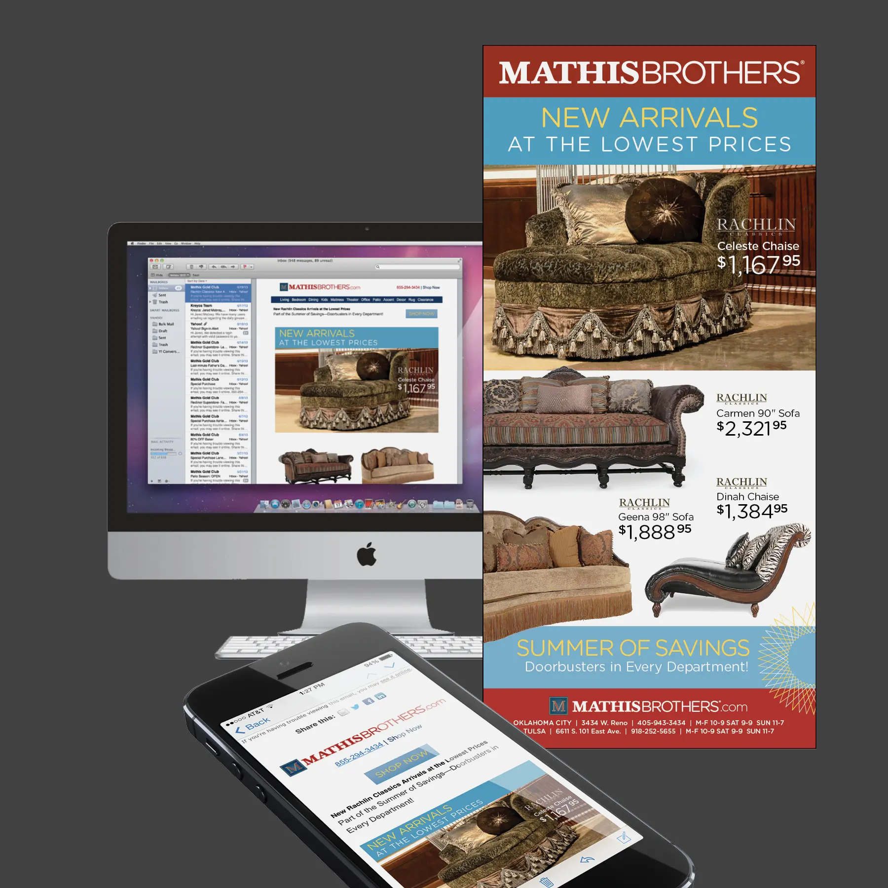 Mathis Brothers/Home Ads & Van